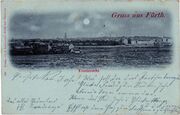 Fürth Panorama bei Vollmond gel. 1899.jpg