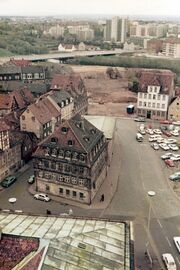 Königsplatz Durchbruch für Henry Dunant Straße ca 1977.jpg