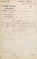 Schreiben der Kgl. Reg. von Mittelfranken vom 18. Mai 1877 zur "Aufnahms-Urkunde" für Johann Kaspar Bohn und Familie