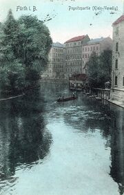 AK Pegnitzpartie Klein Venedig col gel 16 Nov 1907.jpg