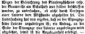 Keine Beleuchtung des Klausengässchens, FAZ 6.12.1874
