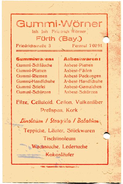 Datei:Rechnung Rückseite Gummi-Wörner 1957.jpg