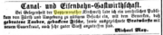 Anzeige Canal- und Eisenbahn Gastwirtschaft 9.9.1871 FüTgbl.png