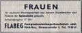 Anzeige der Fa. Flabeg in den Fürther Nachichten, 1964