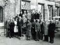 25-Jahrfeier der Abiturklasse 1939 am Heinrich-Schliemann-Gymnasium - ebenfalls in der Klasse: der spätere OB Kurt Scherzer, Mrz 1964