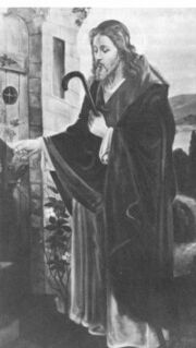 Anklopfender Christus, A. Jäckel.jpg