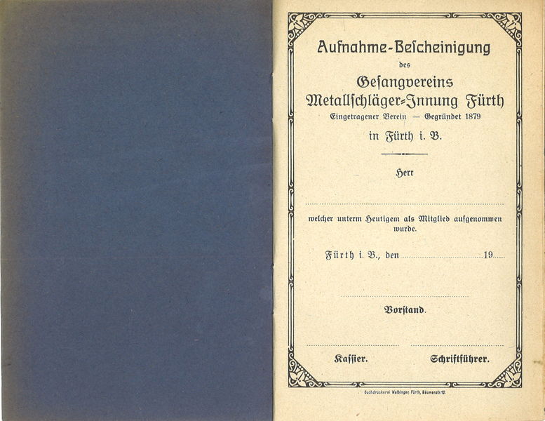 Datei:Aufnahme-Bescheinigung Gesangsverein der Metallschläger-Innung.jpg