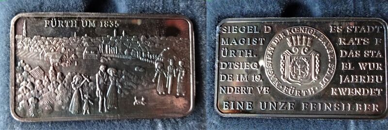 Datei:Silber Medaille Fürth 1835.jpg