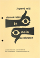 Flyer Frontseite zur Bundestagswahl 1969.