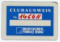 Ehem. Ausweis zur Videothek in Fürth, ca. 1990