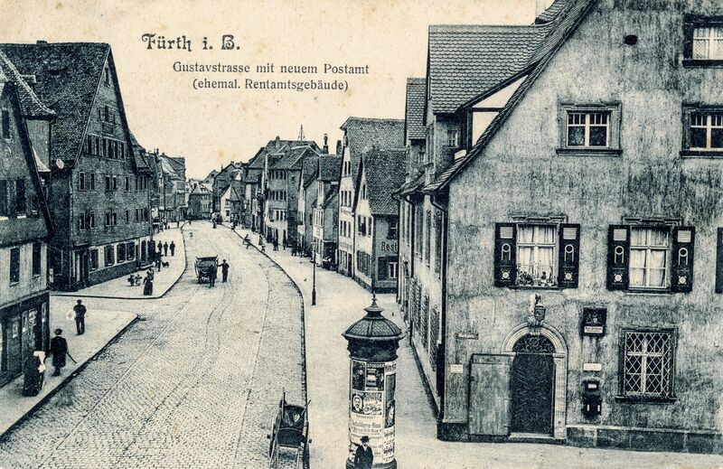 Datei:AK Gustavstraße Rentamt ngl.jpg