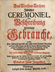 Paul Christian Kirchner Jüdisches Ceremoniel, 1726.png