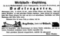 Zeitungsannonce des Wirts zum <!--LINK'" 0:14-->, August 1856