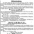 Versteigerungsanzeige des Fabrikanwesens der <!--LINK'" 0:14-->, Februar 1870