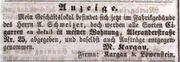 Moritz Kargau Ftgbl. 23. Januar 1861.jpg