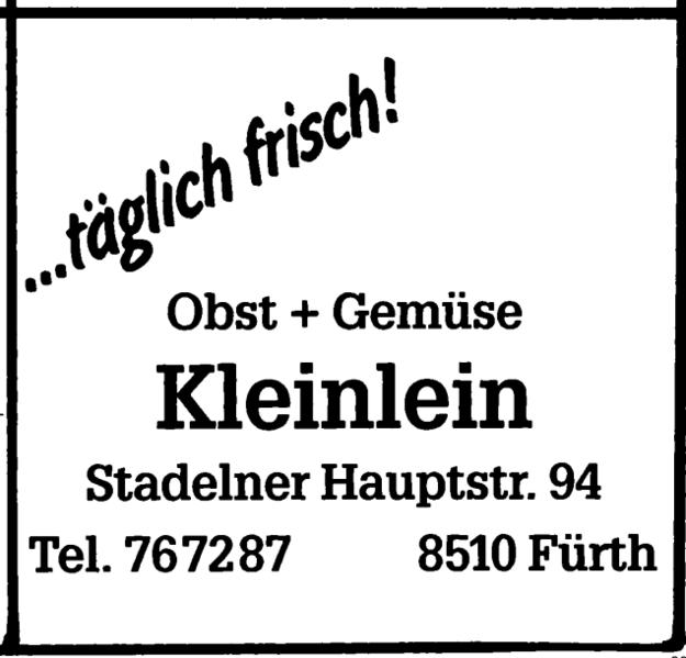 Datei:Werbung Kleinlein Stadeln 1990.png