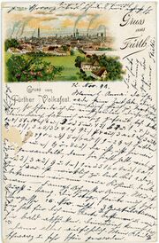 AK Fürther Volksfest gel 13 Nov 1899.jpg