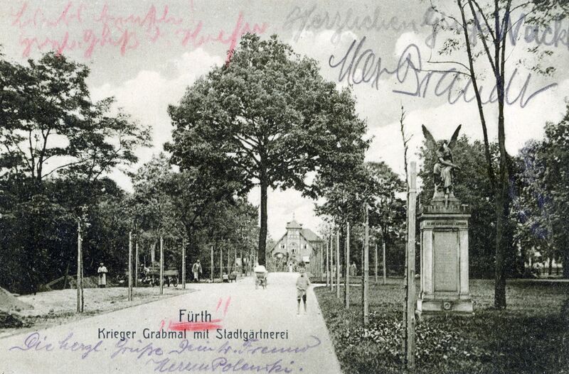 Datei:AK Stadtgärtnerei gel 1919.jpg