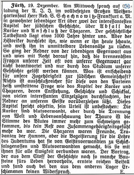 Datei:Schachnowitz AJJ Israelit 24.12.1925.jpg