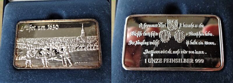 Datei:Silber Medaille Fürth 1630.jpg