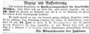 Aussteuer-Anstalt, Fürther Tagblatt 28.05.1861.jpg