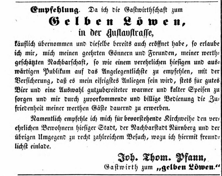Datei:Gelber Löwe Ftgbl 3.10.1856.jpg