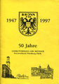 Titelblatt der Broschüre: 50 Jahre Heimatverband der Brünner, Kreisverband Fürth-Nürnberg, 1997