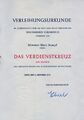 Verleihungsurkunde Bundesverdienstkreuz für Schwester Marie Stumpf