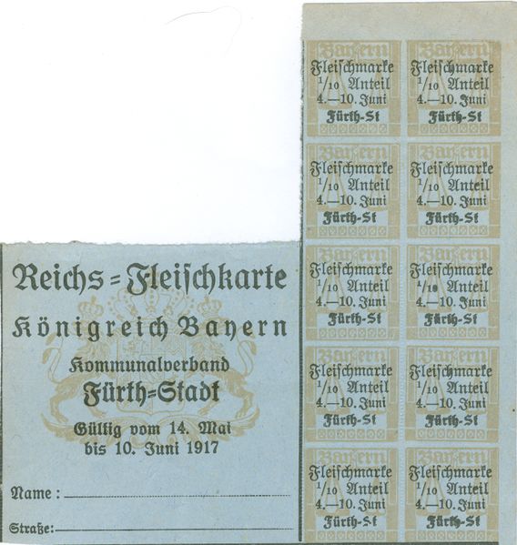 Datei:Reichsfleischkarte Fürth 1917.jpg