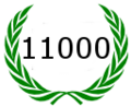 Lorbeerkranz für den 11000. Artikel