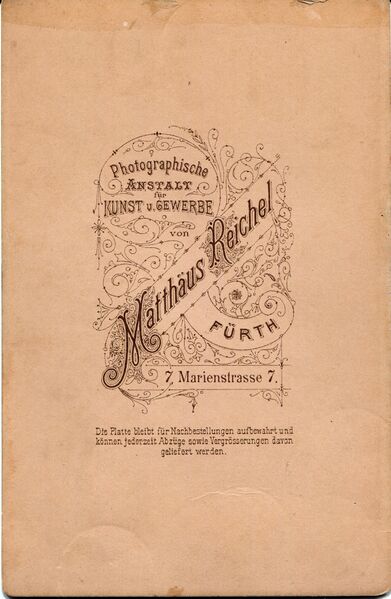 Datei:Matthäus Reichel Marienstraße 7.jpg