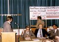 Bürgerversammlung in Raindorf unter Beteiligung des damaligen Fürther OB Scherzer - vermutlich in der Fragestellung der Eingemeindung nach Veitsbronn bzw. Langenzenn, Okt. 1979