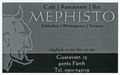 Werbung der Bar <a class="mw-selflink selflink">Mephisto</a> 1999
