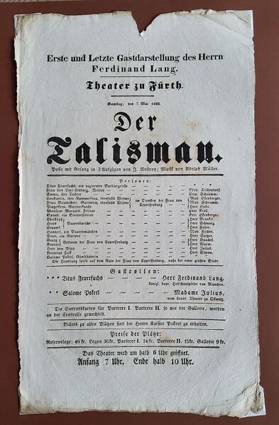 Datei:Theaterankündigung 7. Mai 1842.jpg