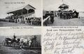 Reitsportplatz Fürth mit Tribüne, Postkarte gel. 3. Oktober 1914