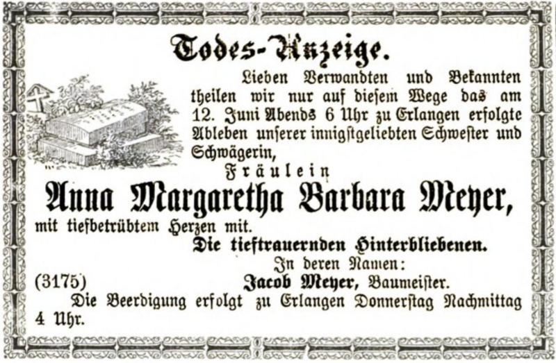 Datei:Todesanz. Marg. Meyer 1877.png