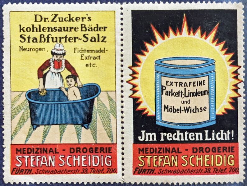 Datei:Werbemarke Scheidig 2.jpg