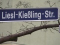Straßenschild Liesl-Kießling-Straße