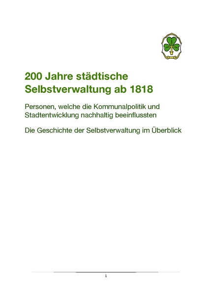 Datei:200 Jahre städtische Selbstverwaltung ab 1818.pdf