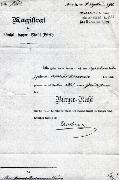 Datei:NL-FW 11-148.0 W Milde Brief Bürgerrecht 1896.pdf