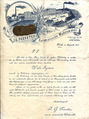 Schreiben der Firma J. G. Foerster (Foerstermühle) aus dem Jahr 1896