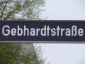 Straßenschild Gebhardtstraße