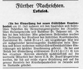 Einweihung des neuen Städtischen Krankenhauses am 10. Juli 1931, Nürnberg-Fürther isr. Gemeindeblatts, 1. Juli 1926