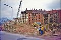 Bauvereinsblock zwischen Kaiserstr. 93/95-105 und Stresemannsplatz beim Abriss 1974/75