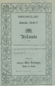 Verkaufsurkunde Königstraße 17, 1920.jpg