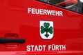 Emblem der Fürther Berufs Feuerwehr, August 2023