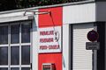 2019: Namensschild an der Fahrzeughalle <a class="mw-selflink selflink">Freiwillige Feuerwehr Fürth-Stadeln</a>