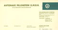 historischer Briefkopf der Firma Pillenstein von 1967