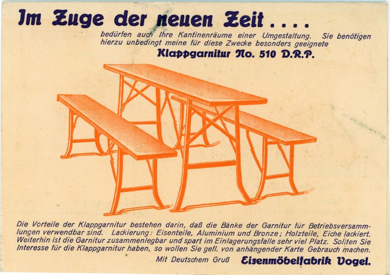 Datei:AK Eisemmöbelfabrik Vogel 1940.jpg