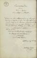 Examinationsnote des Kreisbaubüros Ansbach vom 5. Mai 1837 für Simon Meyer